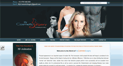 Desktop Screenshot of mycosmeticsurgery.in